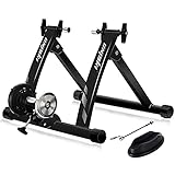 UNISKY Turbo Trainer Bike Trainer Stand Indoor Exercise Magnetic Bicycle Training Stand Quick Release Riding Stand for Mountain & Road Bike