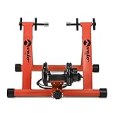 Velo Pro Turbo trainer, Bike Trainer with 6 Levels of Resistance for Indoor Cycling and Spinning, Suitable for Road Bike, Mountain Bike, Gravel Bike and Hybrid Bike. Fits 26' to 28' 700C Wheels