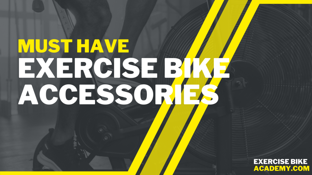 Exercise bike accessories