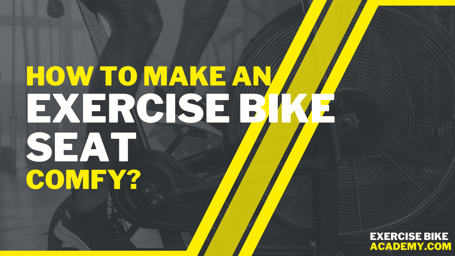 How to make an exercise bike more comfortable