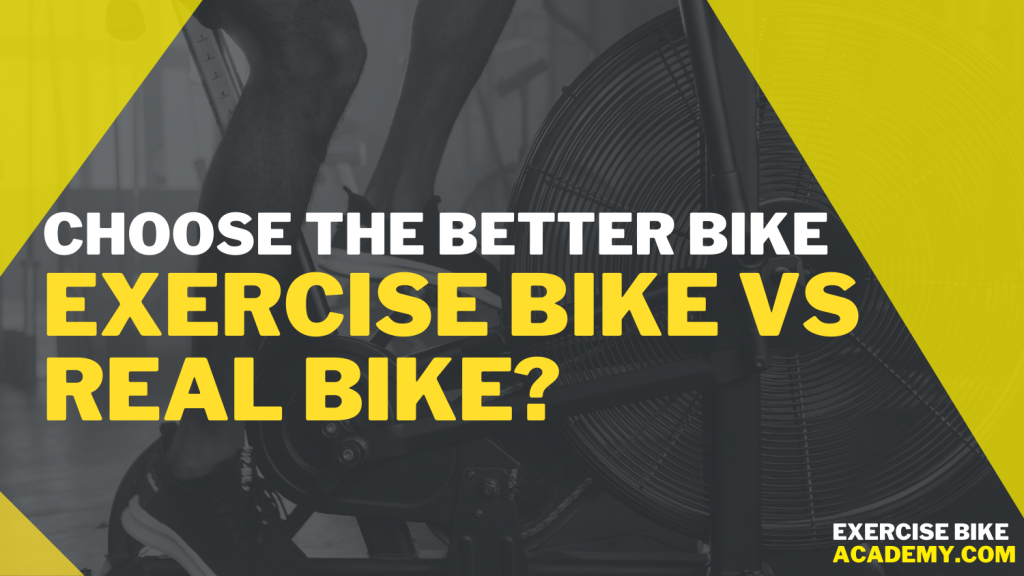 exercise bike vs real bike